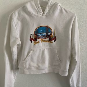 San Francisco cropped hoodie